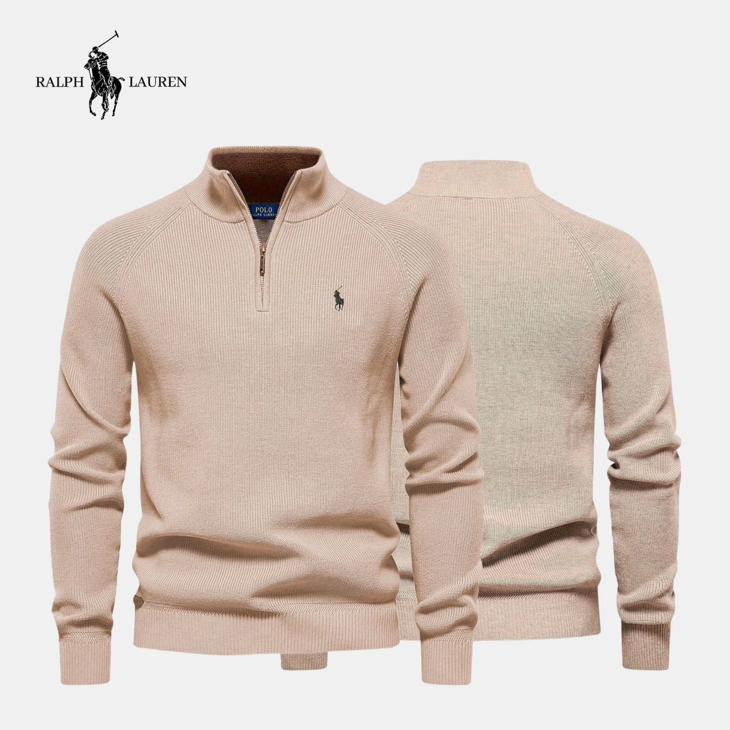 R&L Zip-Neck Jumper