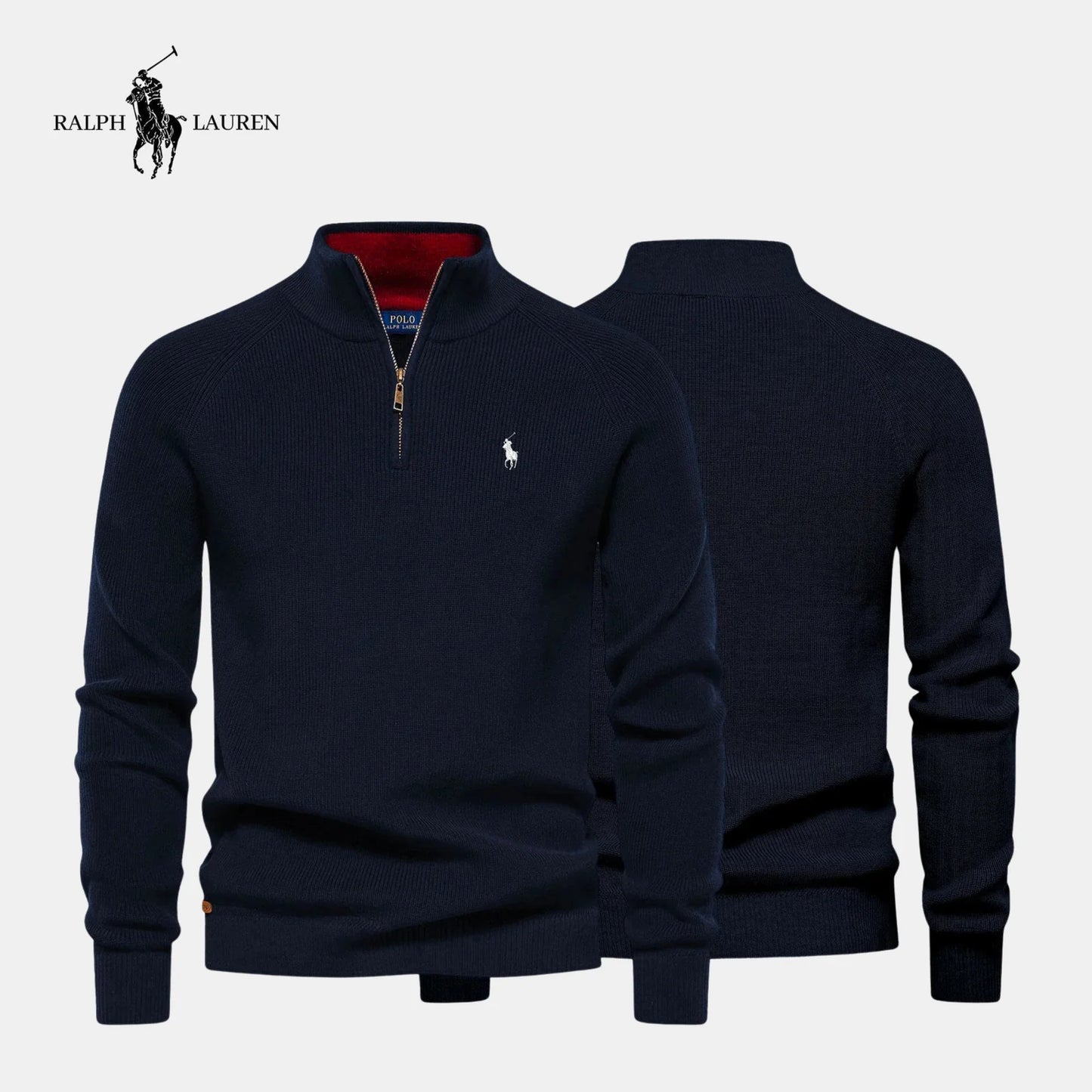 R&L Zip-Neck Jumper