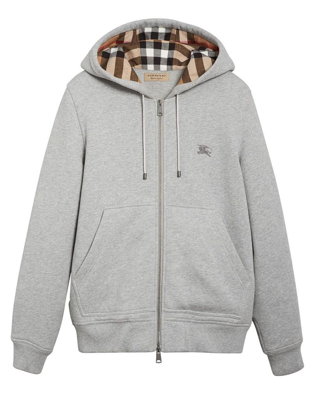 Checkered zip up